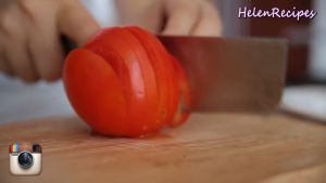 Đam Mê Ẩm Thực 2-quả-Cà-chua-cắt-hạt-lựu-và-băm-nhỏ-2-nhánh-tỏi  